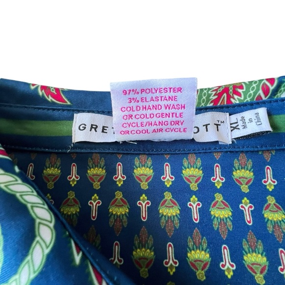 Gretchen Scott Everywhere Dress in Navy Plume | XL - Picture 10 of 10